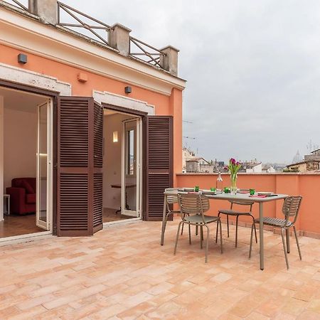 Apartment With Terrace In Via Del Pellegrino - FromhometoRzym Zewnętrze zdjęcie