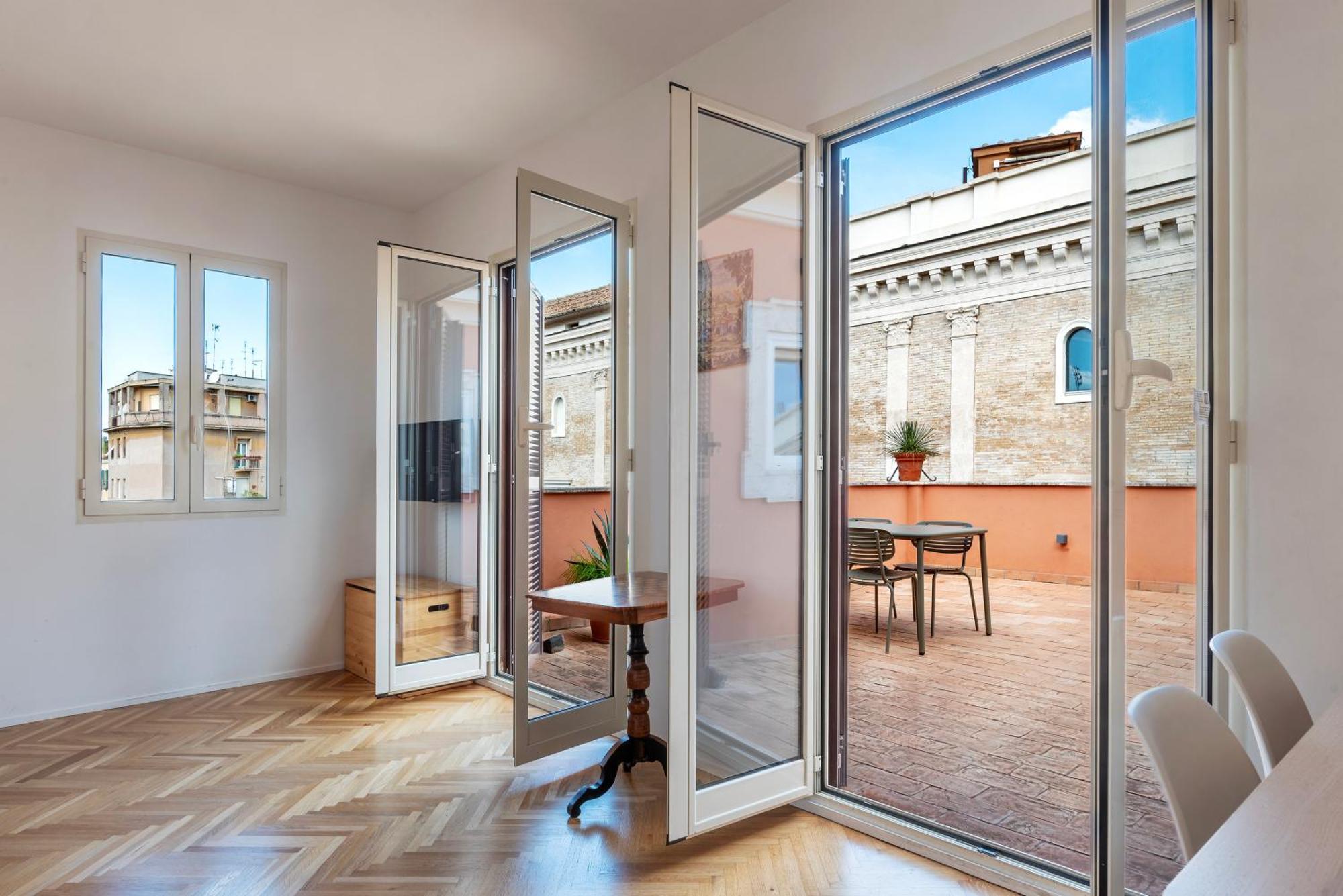 Apartment With Terrace In Via Del Pellegrino - FromhometoRzym Zewnętrze zdjęcie